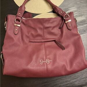 Jessica Simpson Wine Shoulder Bag